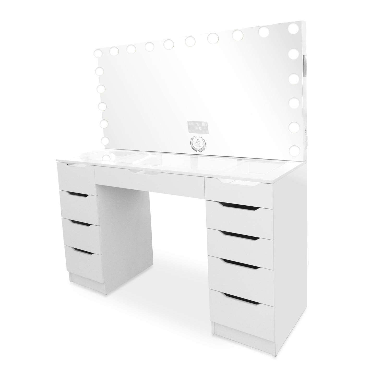 Pro-Station® XL + 20 LED Bulbs Mirror W/ Bluetooth and Charge port
