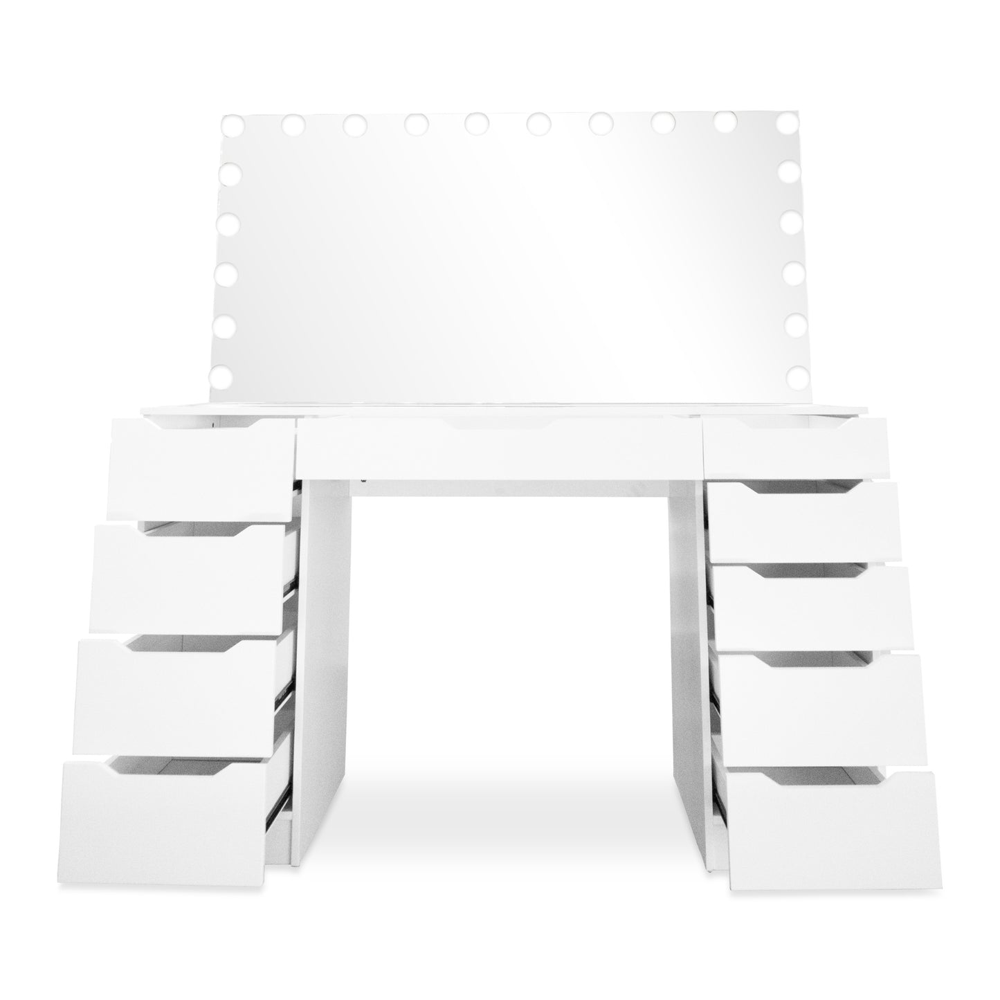 Pro-Station® XL + 20 LED Bulbs Mirror W/ Bluetooth and Charge port