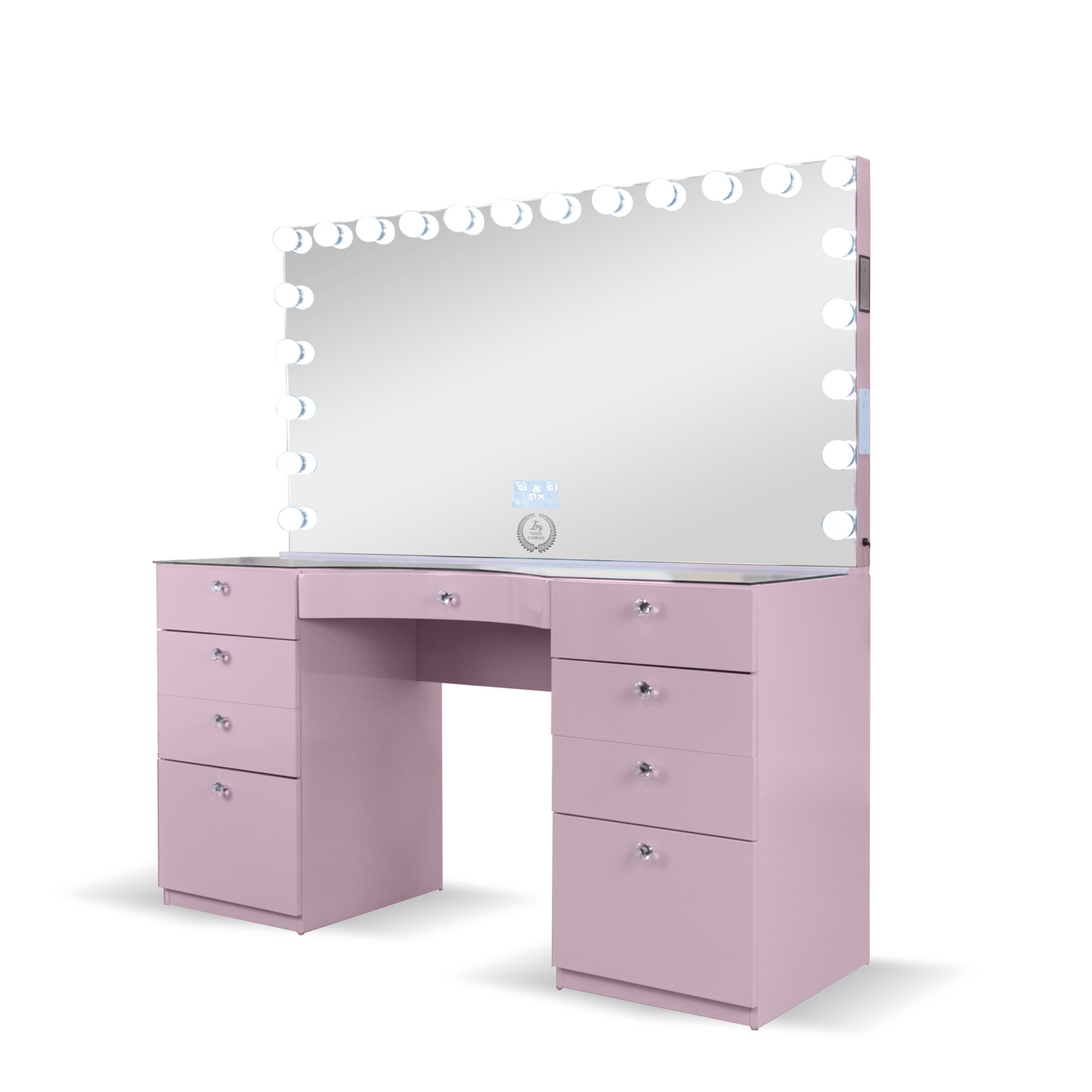 Royal-Station® XL + 22 LED Bulbs Mirror W/ Bluetooth and Charge port