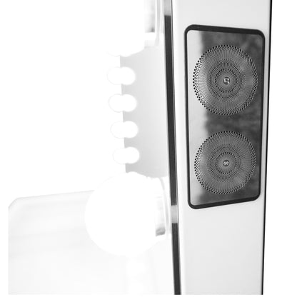 Glam-Station® XL + 22 LED Bulbs Mirror W/ Bluetooth and Charge port
