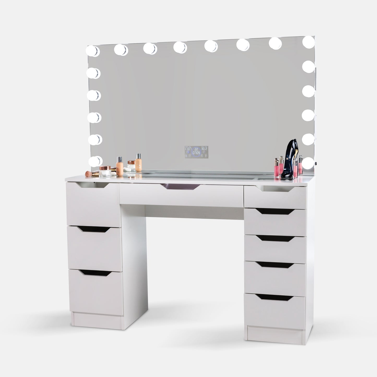 Pro-Station® + 18 LED Bulbs Mirror