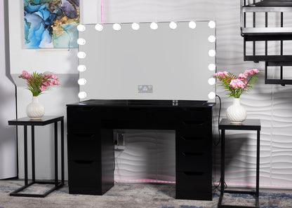 Pro-Station® + 18 LED Bulbs Mirror